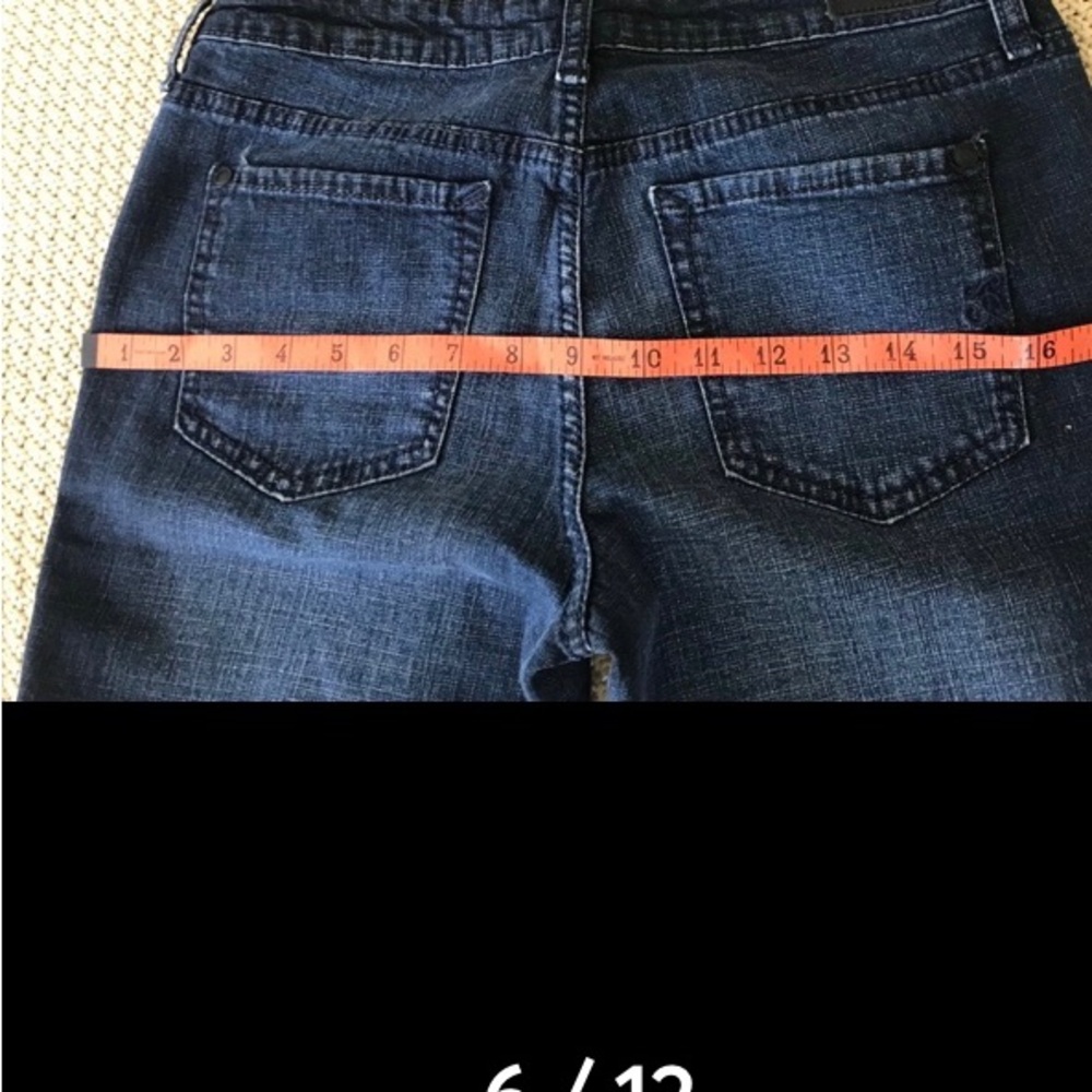Jessica Simpson Blue Flare Jeans with Classic Indigo Shade NWOT. - Picture 12 of 15